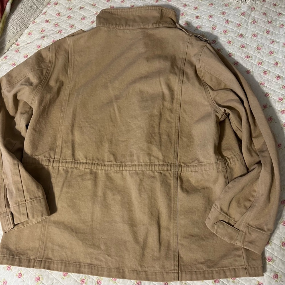 Men's Tan Utility Field Jacket - Picture 13 of 15